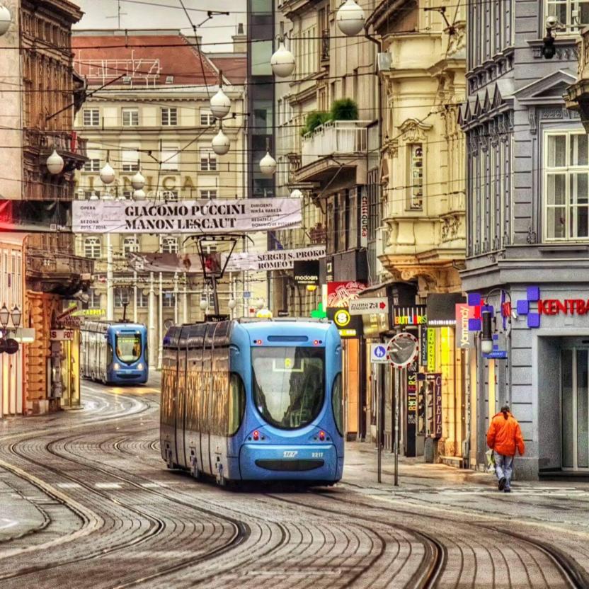 Ilica the Longest Street of Zagreb