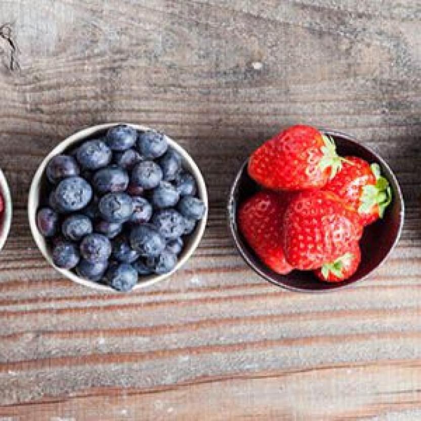 Button Grain Brain Berries and Fruit