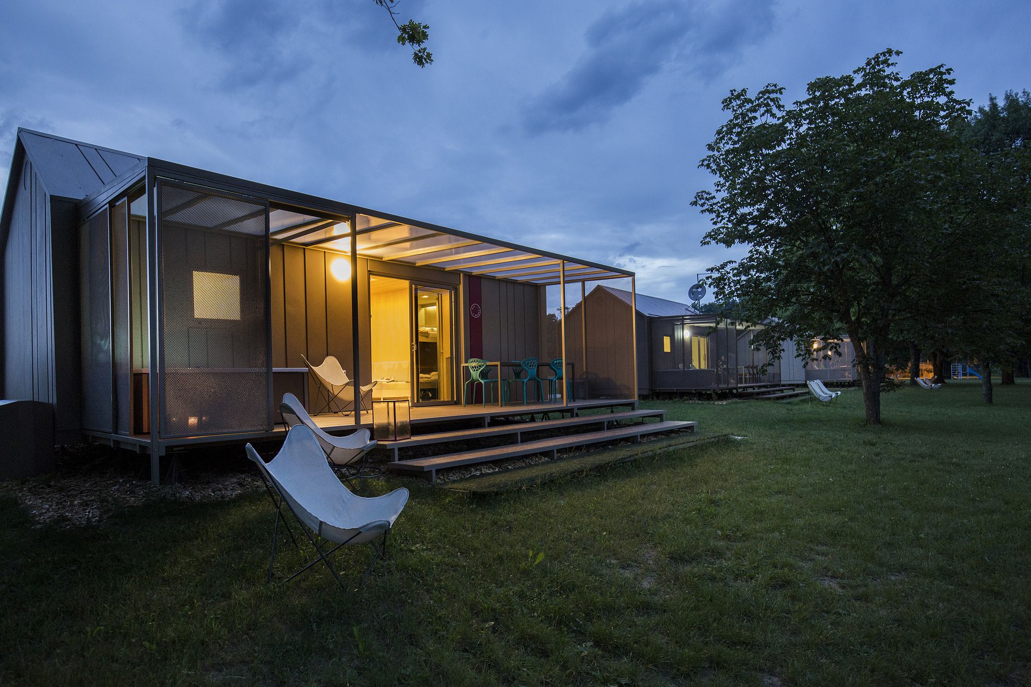 BIG BERRY house in the evening