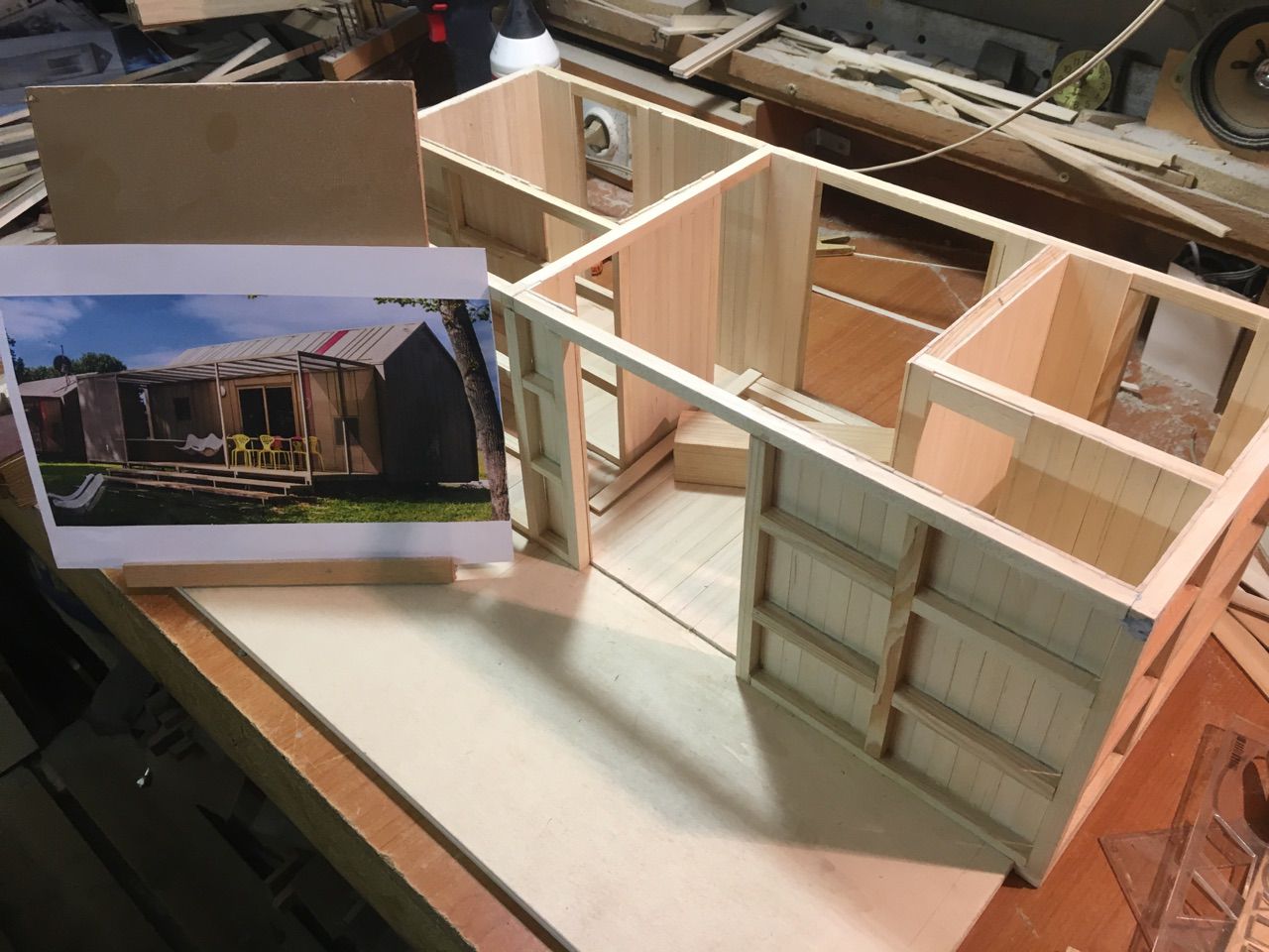 Olympics 2018 Preparations the making of BIGBERRY House Replica 01