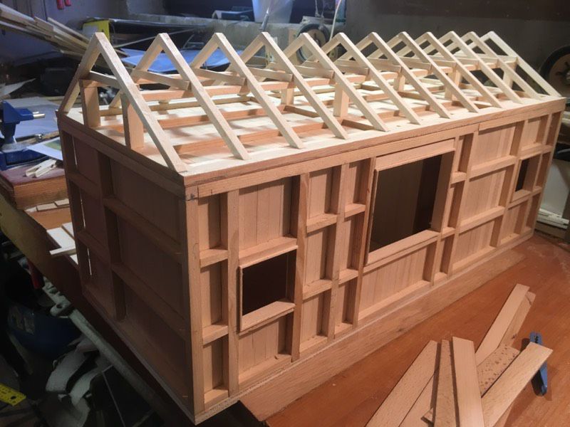 Olympics 2018 Preparations the making of BIGBERRY House Replica 03