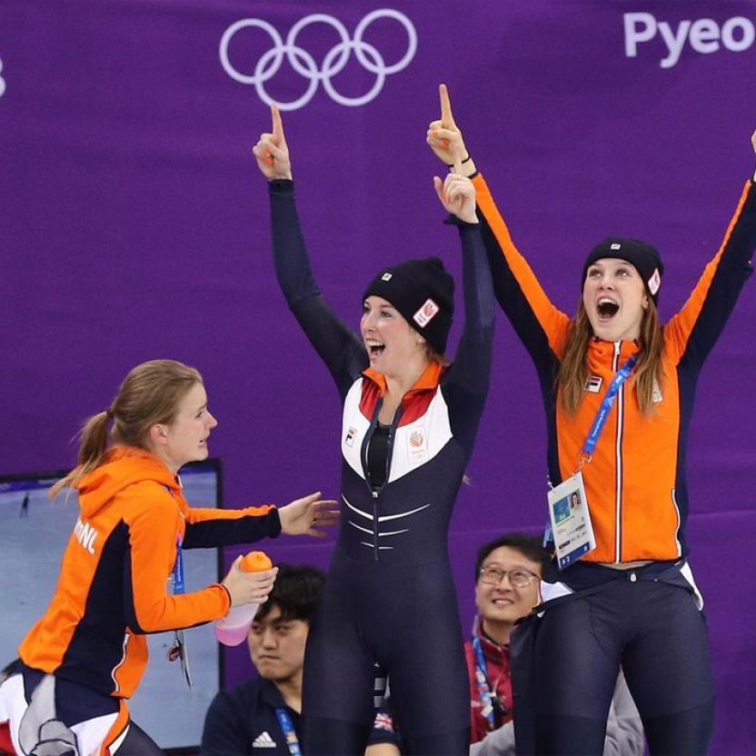 2018 02 20 Short Track Speed Skating 3000m Relay women inside 02