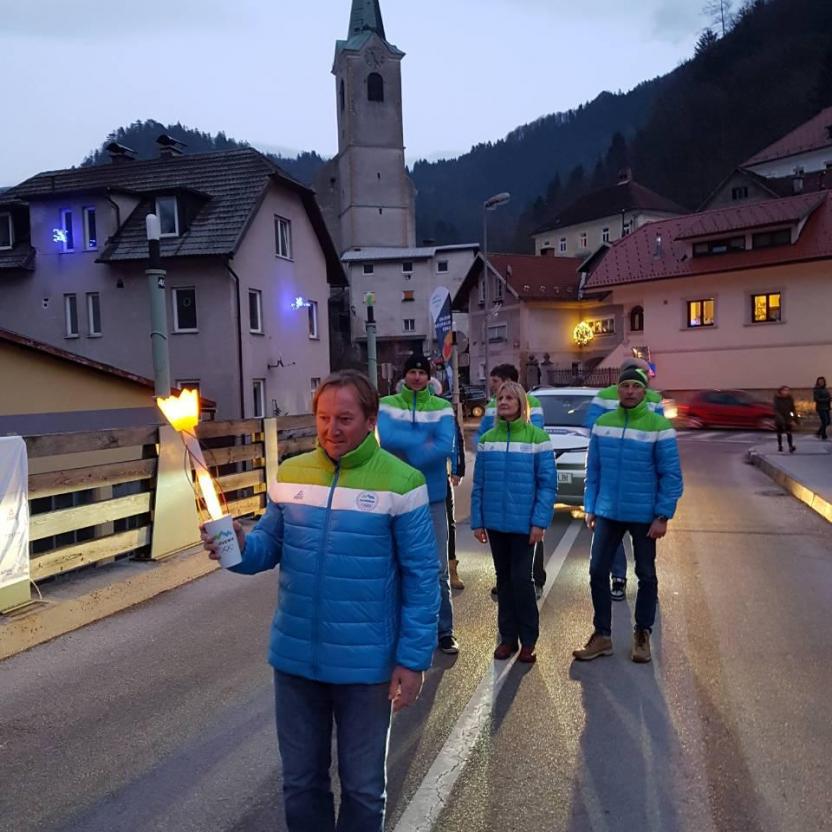Slovenian torch in Gorenjska